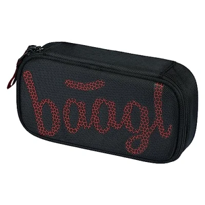 Afbeelding van Baagl Pennenetui voor meisjes, schooltas schrijfwaren, schooletui, jongens, Skate rood, etui, Red,
