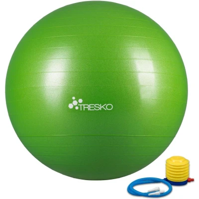 Afbeelding van Fitnessbal met pomp diameter 85 cm Groen