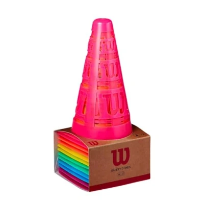 Afbeelding van Wilson Safe Cones 12St. Markeerschijvenset Multi