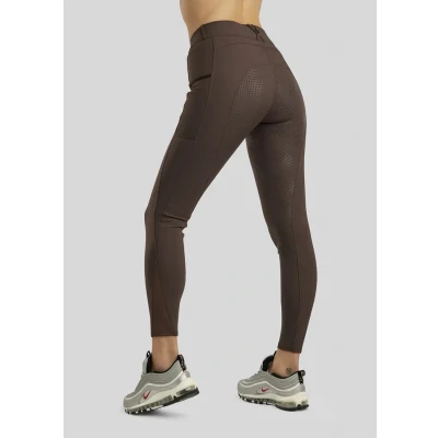 Image de Montar Pantalon d&#039;Équitation MoZida Full Grip Marron