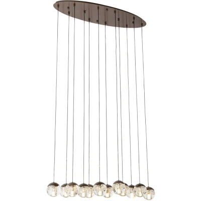 Afbeelding van QAZQA inge Design Hanglamp 12 lichts L 87 cm Brons Woonkamer Slaapkamer Keuken