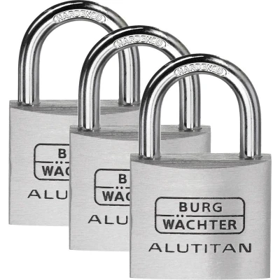 Afbeelding van Burg Wächter 36251 Hangslot 40.00 mm Gelijksluitend Aluminium Sleutelslot