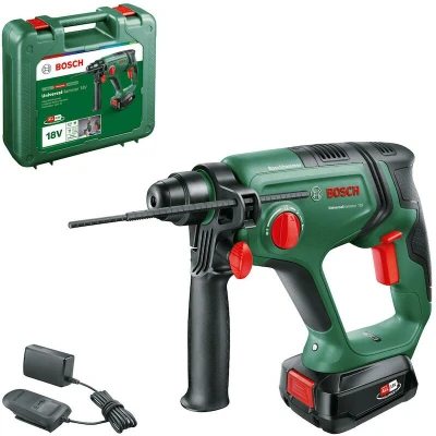 Afbeelding van Bosch Home and Garden Universal Hammer Accu boorhamer 18 V 2.5 Ah Li ion Incl. accu, lader, koffer