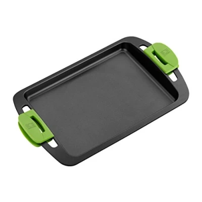Afbeelding van BRA Prior Plancha 40 cm, gegoten aluminium met Teflon antiaanbaklaag, innovaties zonder PFOA, compatibel alle warmtebronnen, inclusief inductie