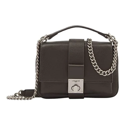 Afbeelding van LIEBESKIND BERLIN Leren Schoudertas Dia 2 Edith Crossbody Nori Green Bruine