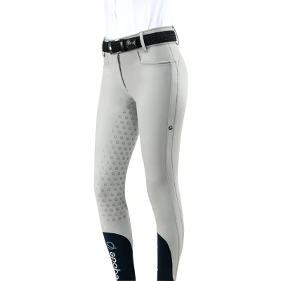 Image de EQODE by Equiline Pantalon d&#039;Équitation Darcey Full Grip Gris 32