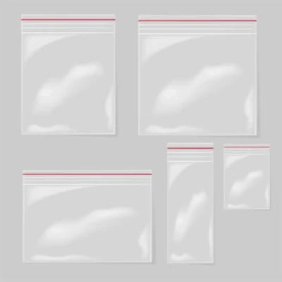 Afbeelding van STELLA 100 stuks ritszakken, 4 x 6 cm, transparant, met ritssluiting, van stevige LDPE folie, geschikt voor levensmiddelen