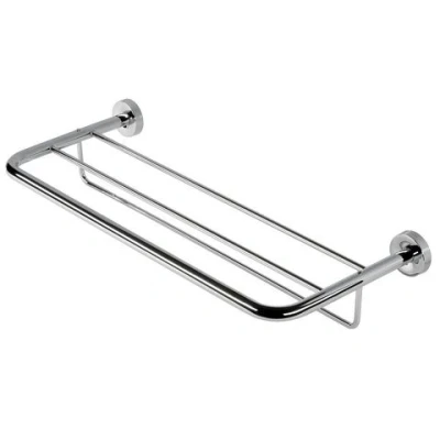 Afbeelding van Geesa Luna handdoekplateau met handdoekhouder 60cm chroom