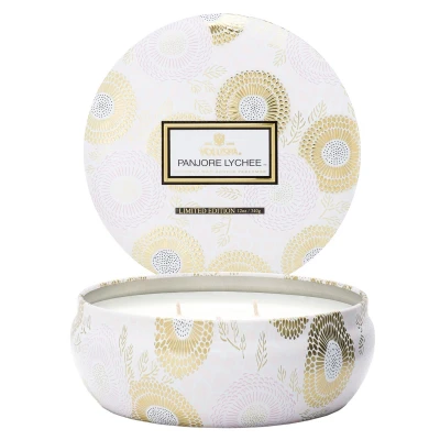 Afbeelding van Voluspa 3 Wick Geurkaars 340gr Panjore Lychee