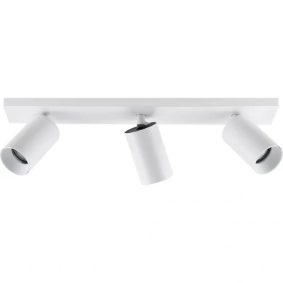 Afbeelding van CAN TILT plafondspot, wit, 48 x 9 cm, 3 lamps, metaal GU10