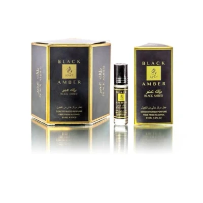 Afbeelding van Ayat Parfum 6 x ml Geurolie voor mannen en vrouwen Langdurig comfortabel (Black Amber)
