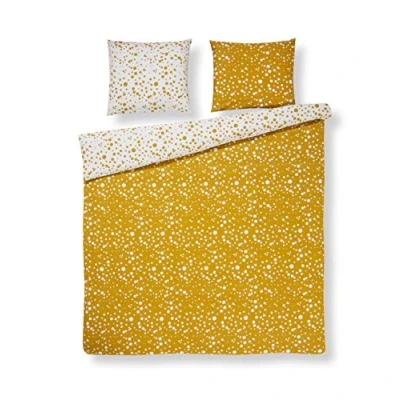 Afbeelding van Day Dream Florieke Dekbedovertrek Eenpersoons 140x200/220 cm + 1 kussensloop 60x70 Yellow