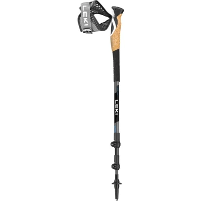 Afbeelding van Leki Cross Trail Lite TA Wandelstok Black White Light Blue Zwart Wandelstokken