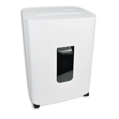 Afbeelding van DESQ® Papierversnipperaar 20075 Veiligheidsniveau P5 Micro cut (2500 snippers/A4) 2 x 12 mm 20 liter 10 min. non stop 8 vel 4 wielen Kantoor/Thuiskantoor Dutch Design