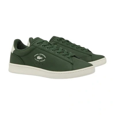 Afbeelding van Lacoste Carnaby SET Sneakers laag, Heren, Maat: 42.5, Vert/foncé beige Leer