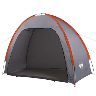 Image de vidaXL Tente de rangement gris et orange imperméable94580