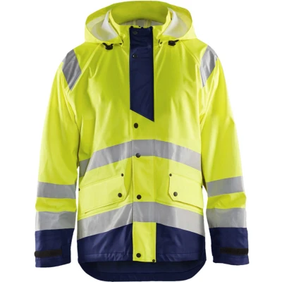 Afbeelding van Blaklader Regenjas High Vis LEVEL 3 4327 2005 Geel/Marineblauw XS