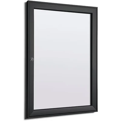 Afbeelding van Indoor Vergrendelbaar Notitiebord SCS 3x A4 Zwart Syna SCS3XA4C9005