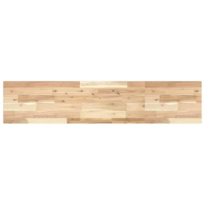 Afbeelding van vidaXL Wandschap zwevend 160x30x2 cm onbehandeld massief acaciahout