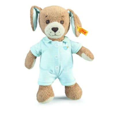 Afbeelding van Steiff 239687 knuffeldier hond goede nacht blauw