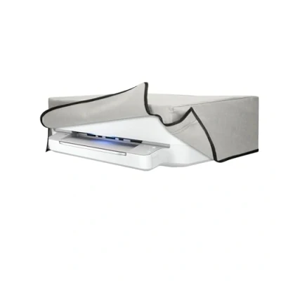 Afbeelding van kwmobile hoes geschikt voor HP Envy 6020e / 6055e Beschermhoes printer Stofhoes in lichtgrijs