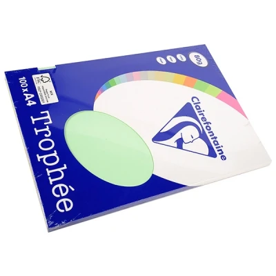 Image de Clairefontaine Papier Clairalfa A4 80g Vert Etui De 100f