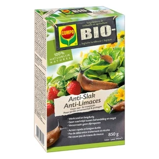 Afbeelding van COMPO Bio Anti Slak 100% natuurlijk voor siertuin en moestuin snelle lange werking doos 850 g (170 m²)