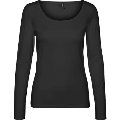 Afbeelding van VERO MODA VMMAXI MY LS SOFT UNECK NOOS Dames T shirt Maat M