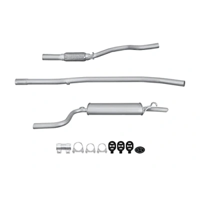 Afbeelding van HELLA 8LD 366 029 341 Einddemper Achter Met aanbouwdelen FIAT: Seicento / 600 Hatchback