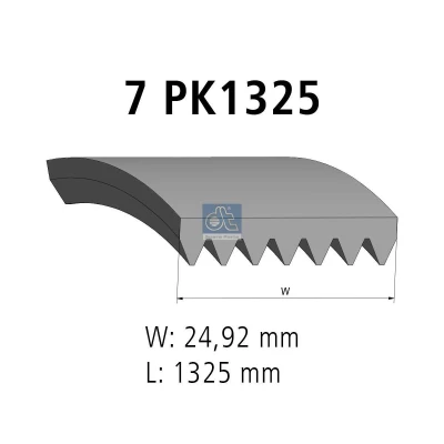 Afbeelding van Poly V riem DT 7.54807