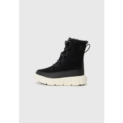 Afbeelding van Sorel Explorer 3 Lace waterdichte laarzen, uniseks, kinderen, Zwart zeezout.