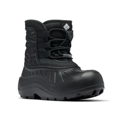 Afbeelding van Columbia Bottes de neige unisexes à lacets Powderbug Snowlite pour enfant, noir/blanc, 11 UK Child