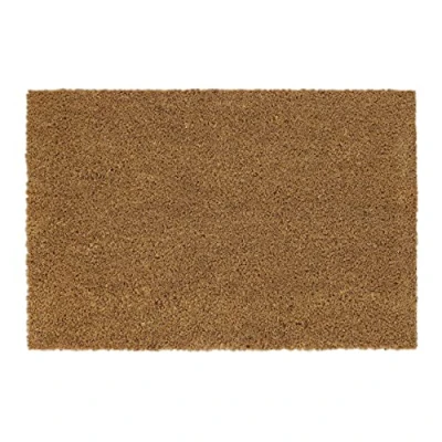 Afbeelding van relaxdays deurmat kokos, kokosmat, Schoonloopmat, kokosvezel, voegveger, doormat