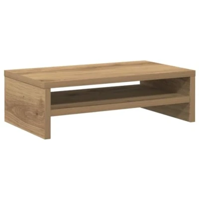 Afbeelding van vidaXL Monitorstandaard 42x24x13 cm bewerkt hout artisanaal eikenkleur