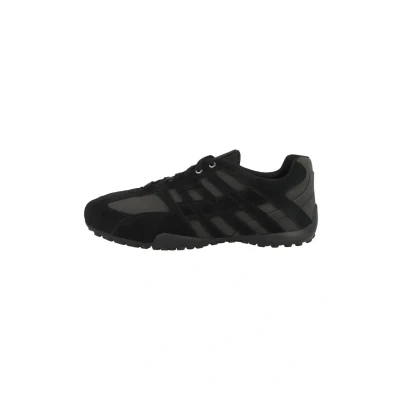 Afbeelding van Geox Sneakers laag, Heren, Maat: 41, Black u a ekc Leer en imitatieleer