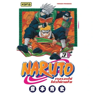 Image de Naruto Tome 3 avec Sticker euro