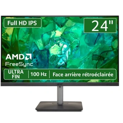 Image de Ecran PC Gaming Acer Vero RS242Ybpamix 23.8&quot; 100 Hz Full HD Gris