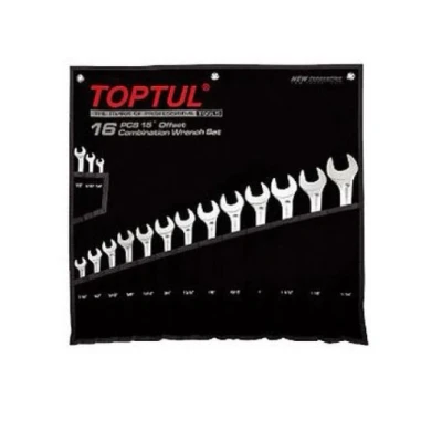 Afbeelding van TOPTUL GPBX1601 Set ring / steeksleutel 16