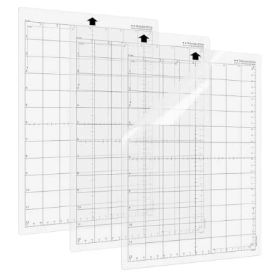 Afbeelding van Prime Vinyl Lot de 3 Tapis découpe rechange pour Silhouette Portrait 30,5 x 20,3 cm auto adhésif