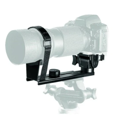 Afbeelding van Manfrotto 293 Staffa per Obiettivo con Attacco 1/4 inch foto, zwart