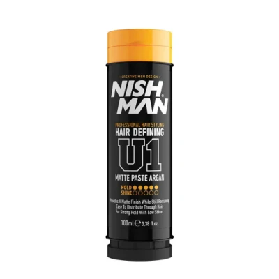 Afbeelding van Nish Man Hair Defining Matte Paste Argan 100ml