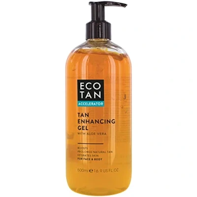 Afbeelding van EcoTan Accelerator, Gel de Bronzage Visage et Corps, Optimise le Naturel, Pour Extérieur Intérieur, Peut être Utilisé Avec les Chaises Longues (500ml)