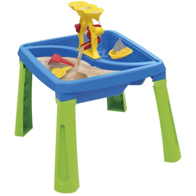 Afbeelding van Dolu 3 in 1 Zand En Watertafel Met Tekentafel Blauw/groen