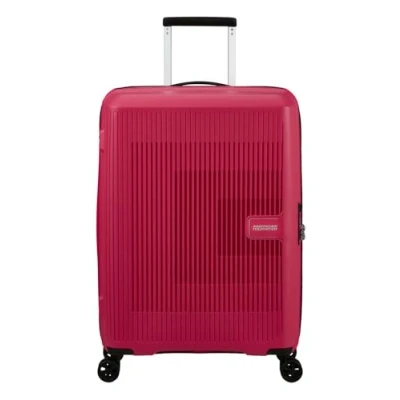 Afbeelding van American Tourister Aerostep Spinner 67 Exp pink flash Harde Koffer