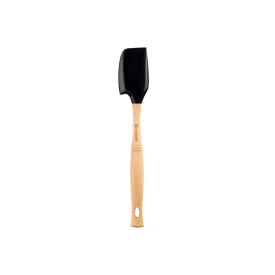 Afbeelding van Le Creuset Silicone Pro Medium Spatel In Ebbenzwart 31cm