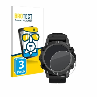 Afbeelding van BROTECT Panzerglas Displayschutz 9H Schutzglas Glas Klar Transparent, Smartwatch beschermfolie, Transparant