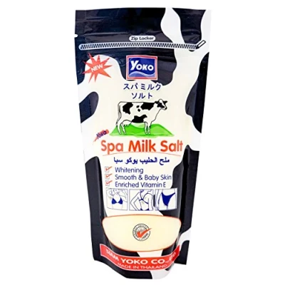 Afbeelding van Unbekannt YOKO Spa Milk Salt Whitening Smooth verrijkt vitamine E Body Scrub, 300 g (1 stuk)