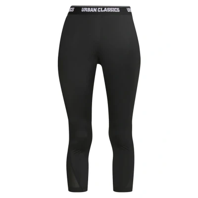 Afbeelding van Urban Classics Ladies TECH Pedal Pusher Legging, Dames, Maat: Small, Black
