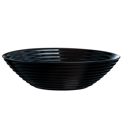 Afbeelding van Dajar Harena Luminarc soepbord van glas, zwart, 50,8 x 5,3 cm