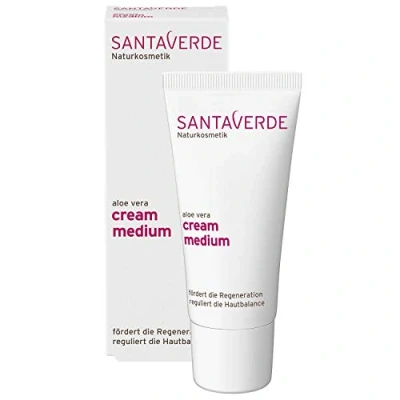 Afbeelding van Santaverde Dag En Nachtcrème Aloe Vera Medium 30 Ml Wit